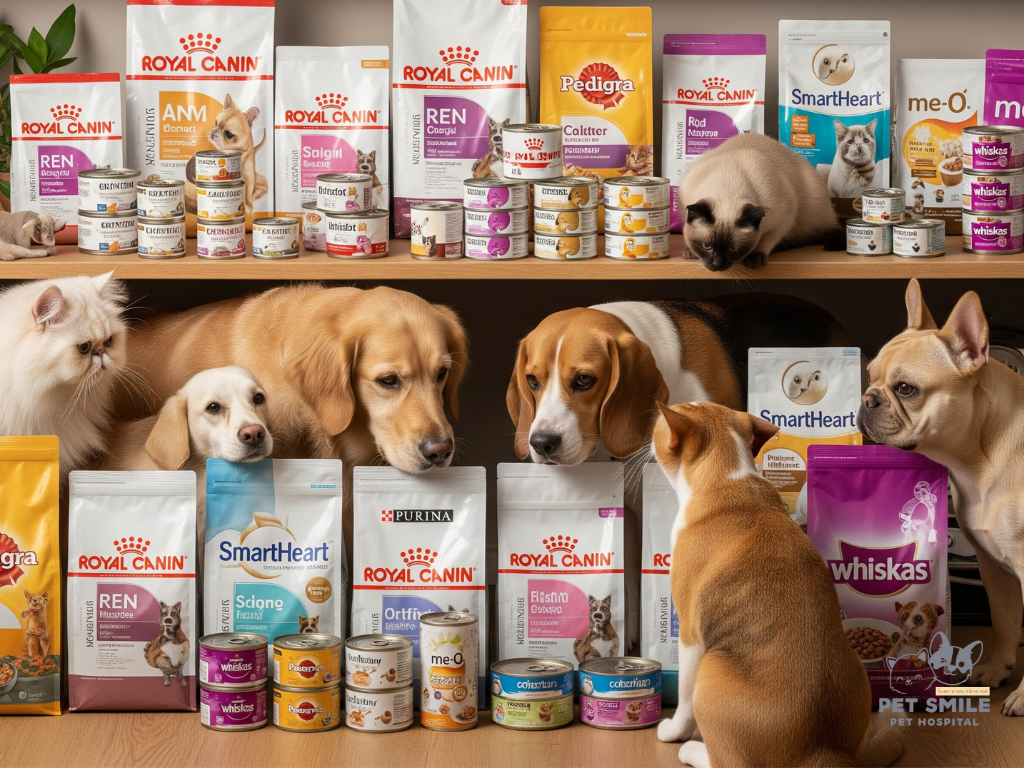 การเลือก อาหารสัตว์เลี้ยง ที่เหมาะสมที่ Pet Smile Pet Hospital ร้อยเอ็ด